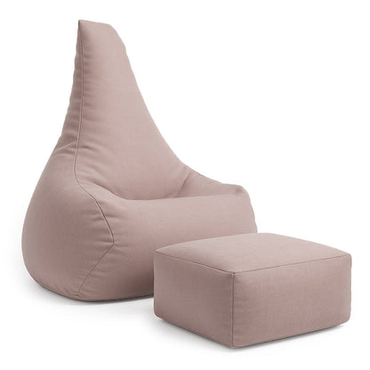 MeowBaby Tearo outdoor zitzak met voetensteun roze