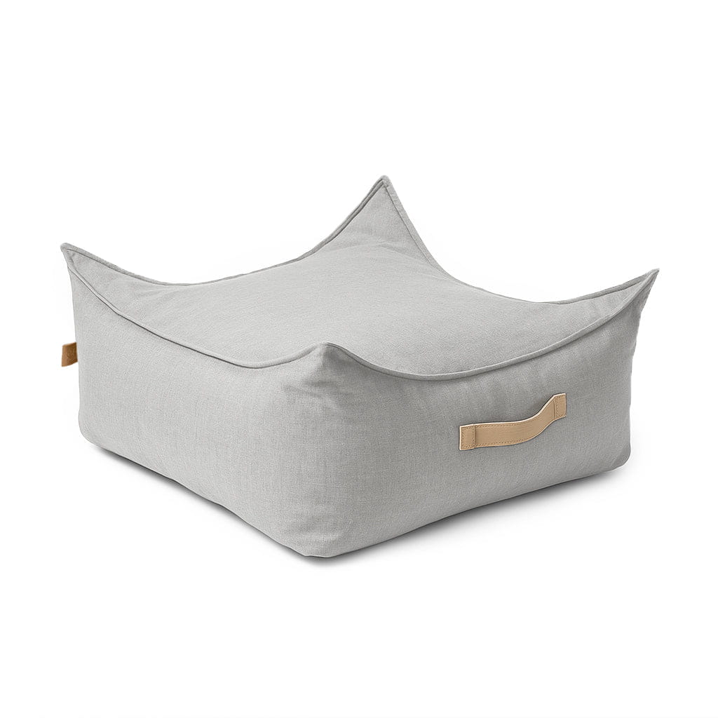 MeowBaby Outzy outdoor vierkante zitzak grijs