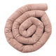 Schützende Rollstoßstange für Babybett – Safe Roll | Ästhetisches Power Pink Größe 2m