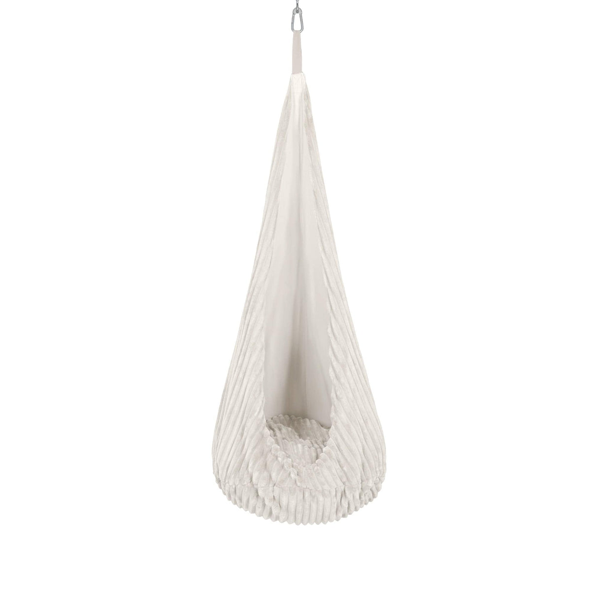 MeowBaby cocon hangschommel voor kinderen – Churros wit