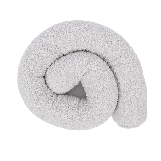 Baby-Bettumrandung Kissen - Safe Roll | Bearly Off White 150 cm