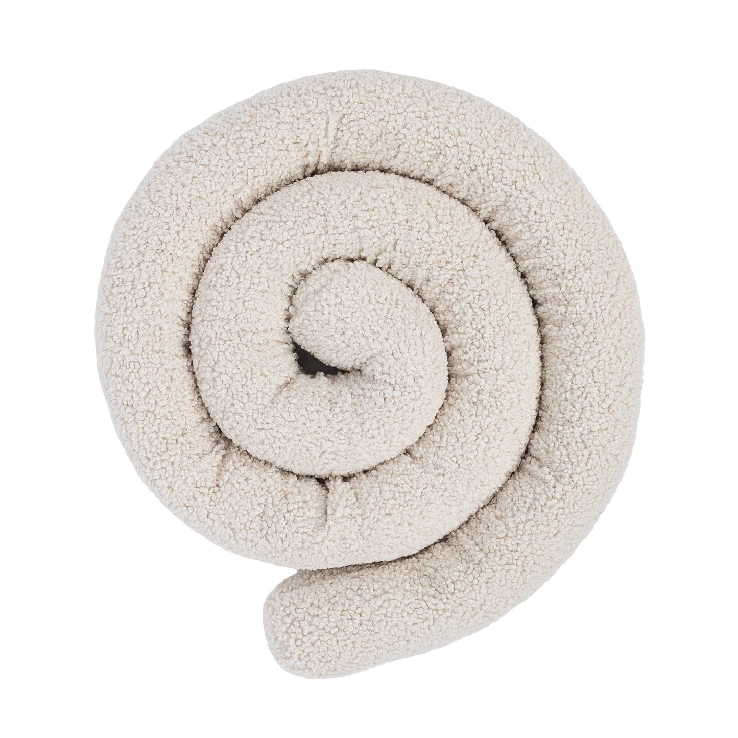 Baby Cot Bumper Pillow  -  Safe Roll | Bearly Off White 150 cm
