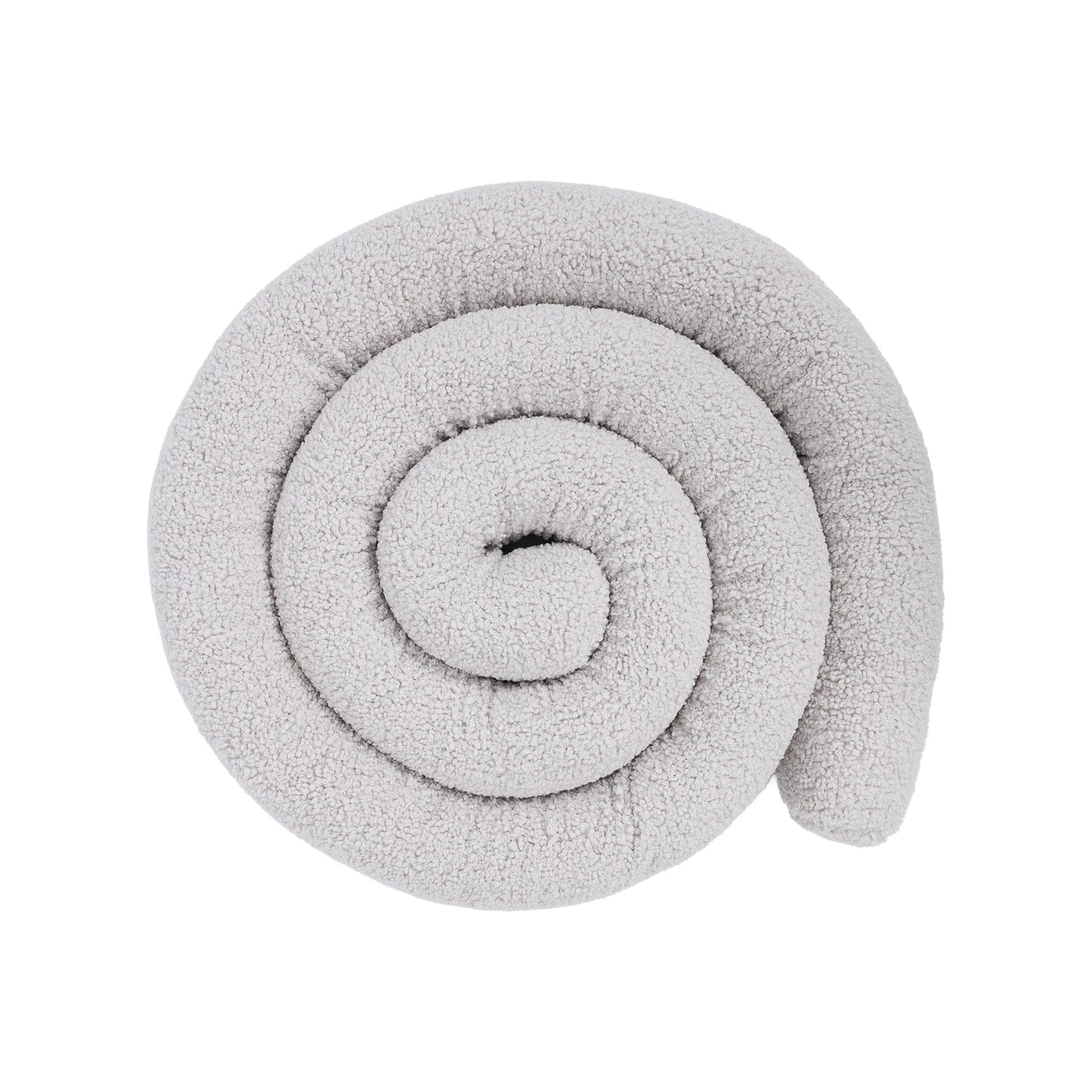 Baby Cot Bumper Pillow  -  Safe Roll | Bearly Off White 400 cm