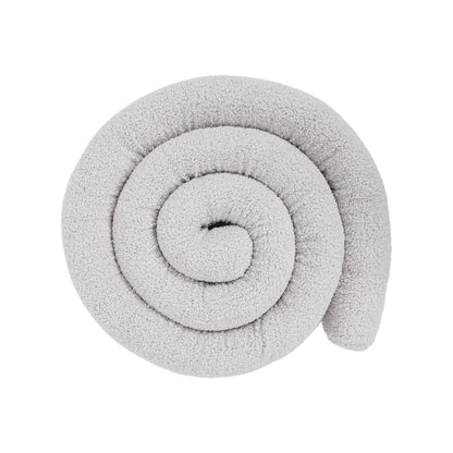 Baby Cot Bumper Pillow  -  Safe Roll | Bearly Off White 400 cm