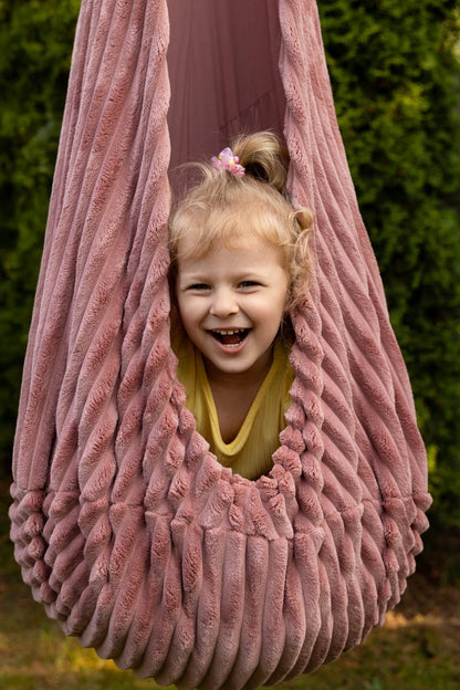 Baby-Kokon-Schaukel | Churros Cotton Candy Weiß