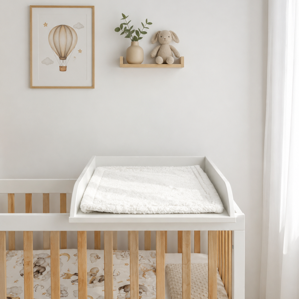 ATB Wickelaufsatz für Babybetten – Weiß – weitere Produktansicht 4