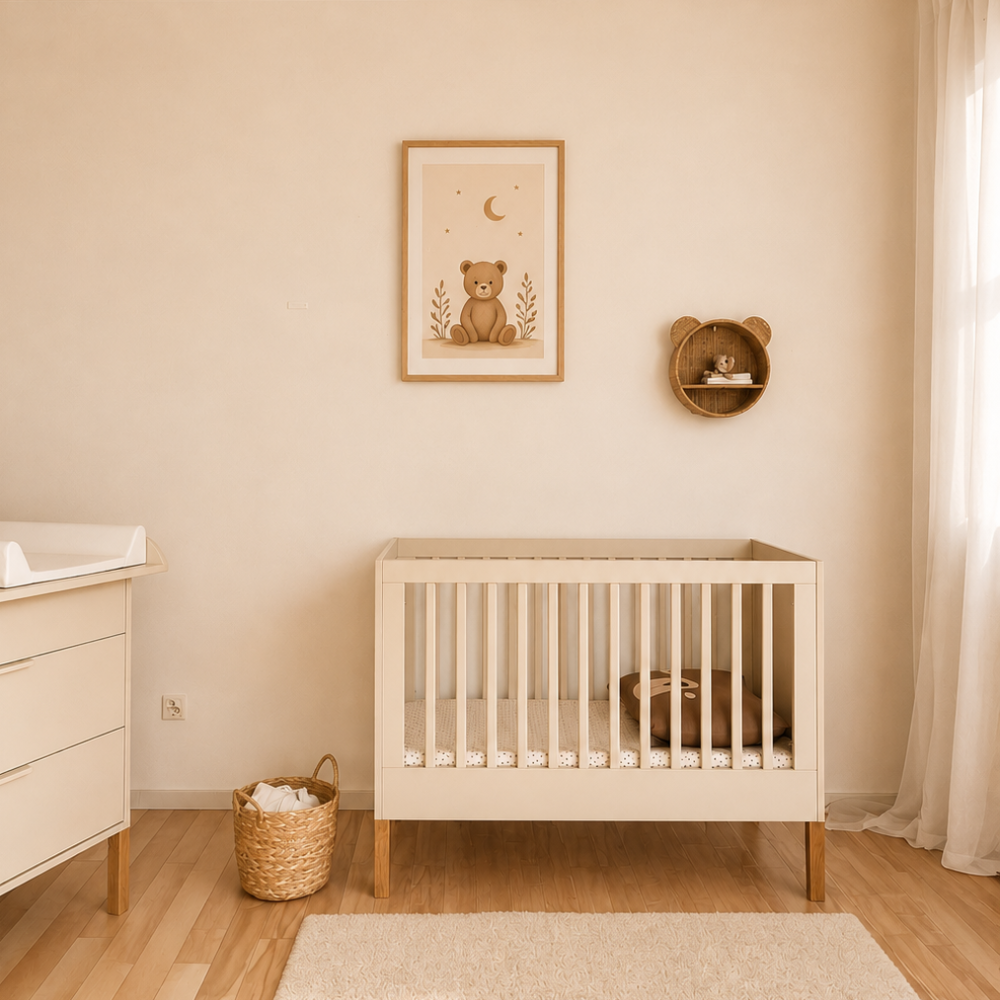 ATB ILA Babyzimmer-Set 2-teilig 120 × 60 cm – Kaschmir