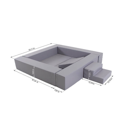 IGLU's grey ball pit measurements 