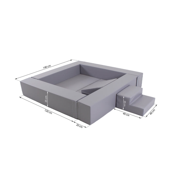 IGLU's grey ball pit measurements 