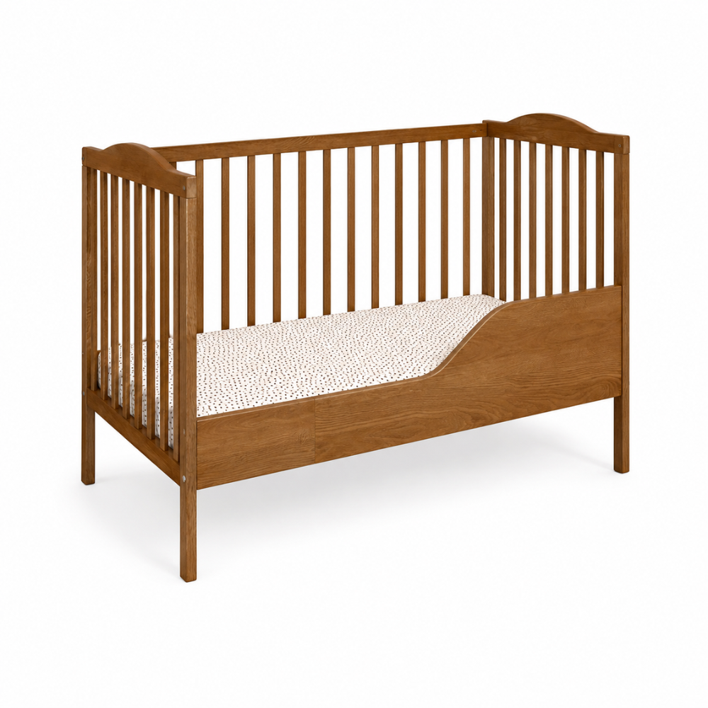 ATB NUBI Babybett 120 × 60 cm mit Sitzbankfunktion – Natur – weitere Produktansicht 3
