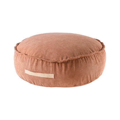MeowBaby Slimcord ribstof zitzak terracotta