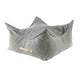 Slimcord Square Puff, Grau