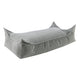 Slimcord Rechteckiger Puff, Grau