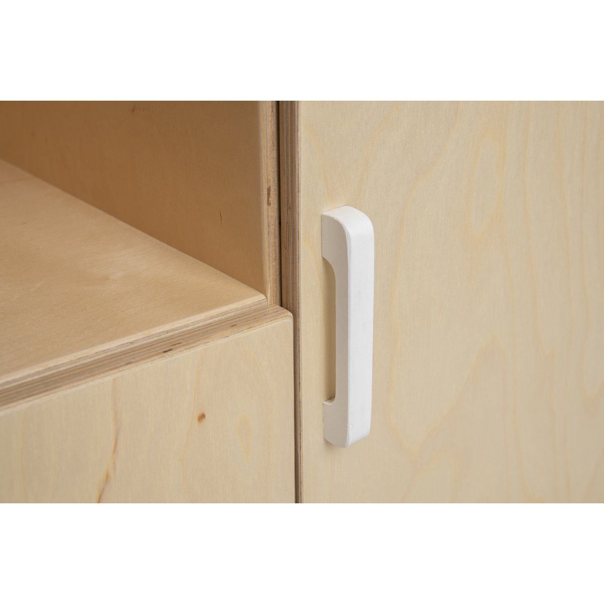 Van Dijk Toys Puppenkommode aus Holz – Natur mit Weiß (Kinderbetreuungsqualität)