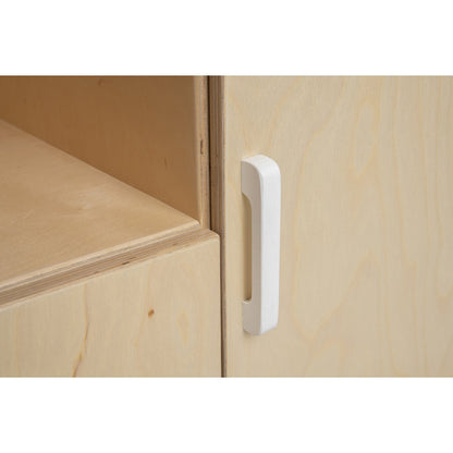 Van Dijk Toys Puppenkommode aus Holz – Natur mit Weiß (Kinderbetreuungsqualität)