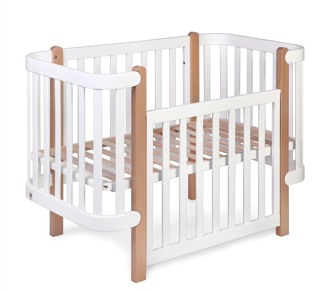YappyÉtude Babybett – 120x60 cm – zusätzliches Produktfoto Weiß