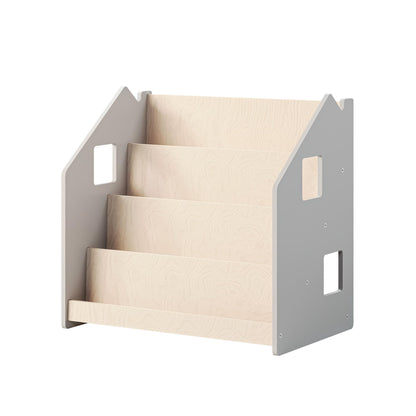 BusyKids Montessori boekenkast – wit en grijs