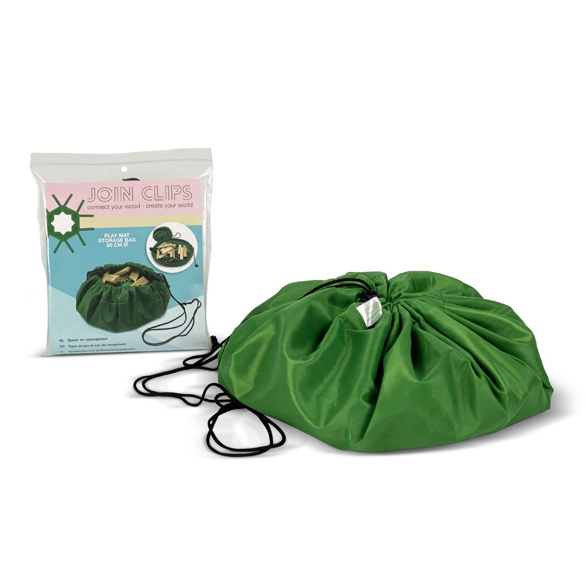 JOIN CLIPS speelkleed en opbergtas — Ø 60 cm