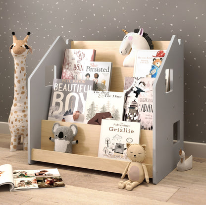 BusyKids Montessori boekenkast – grijs