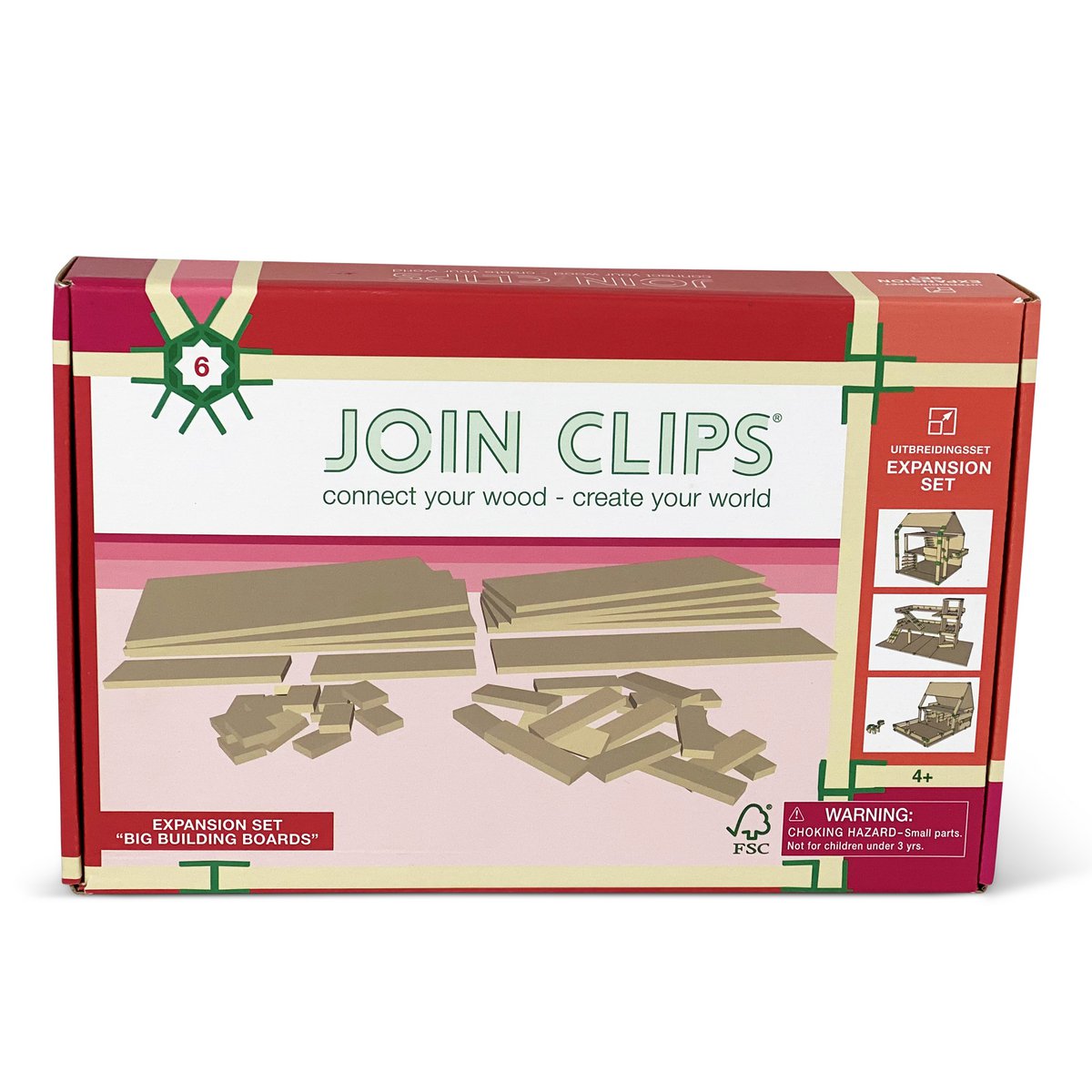 JOIN CLIPS grote bouwplaten — Big Building Boards