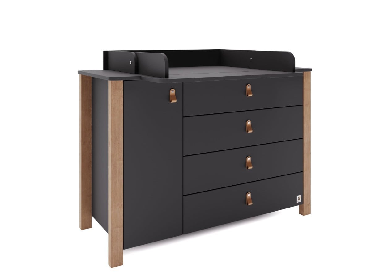 YappyÉtude Wickelkommode II – 120 cm – zusätzliches Produktfoto Anthrazit