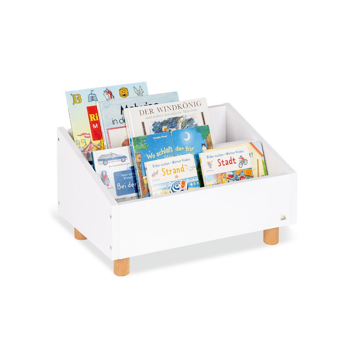Children's bookshelf "en", White