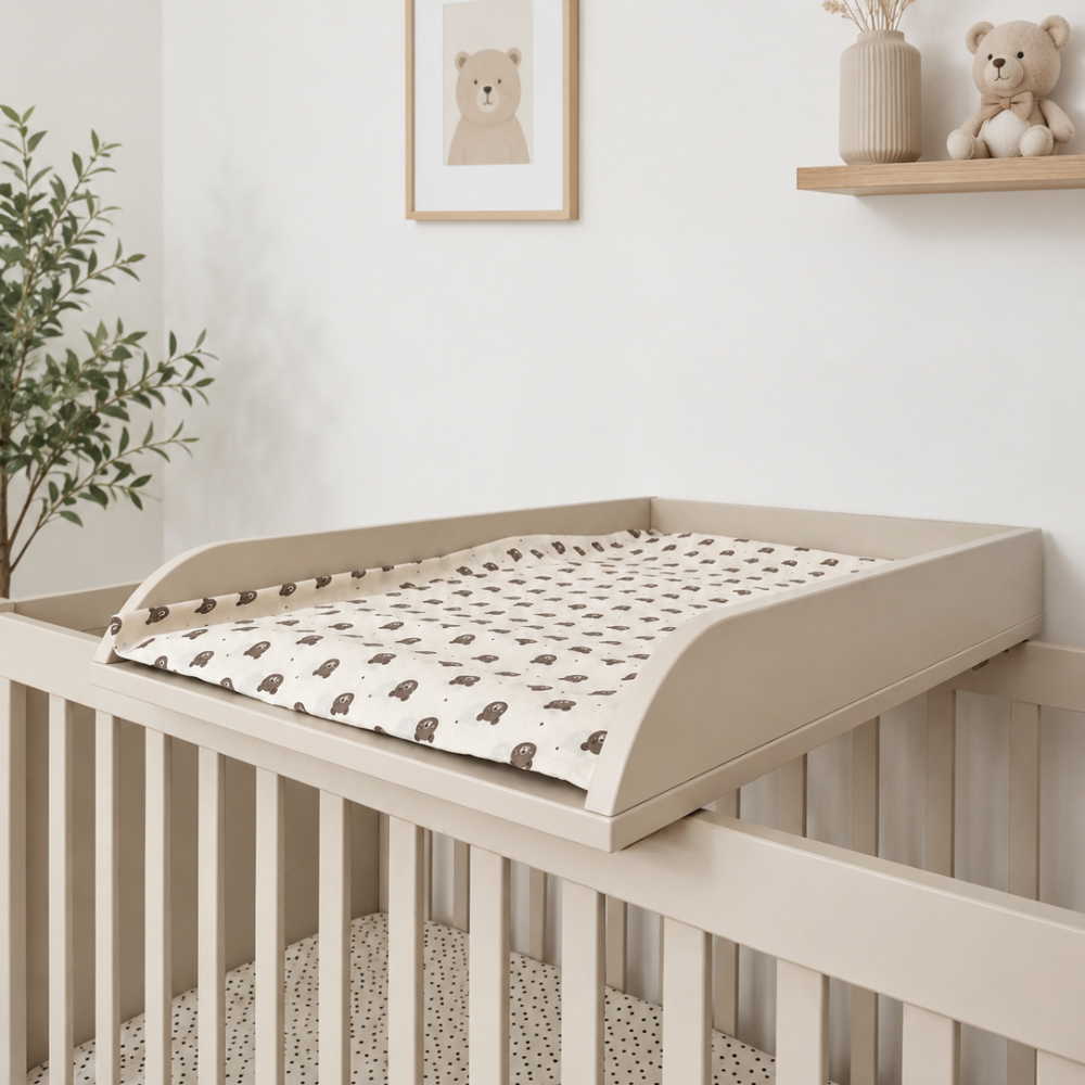 ATB Wickelaufsatz für Babybetten – Kaschmir – weitere Produktansicht 2