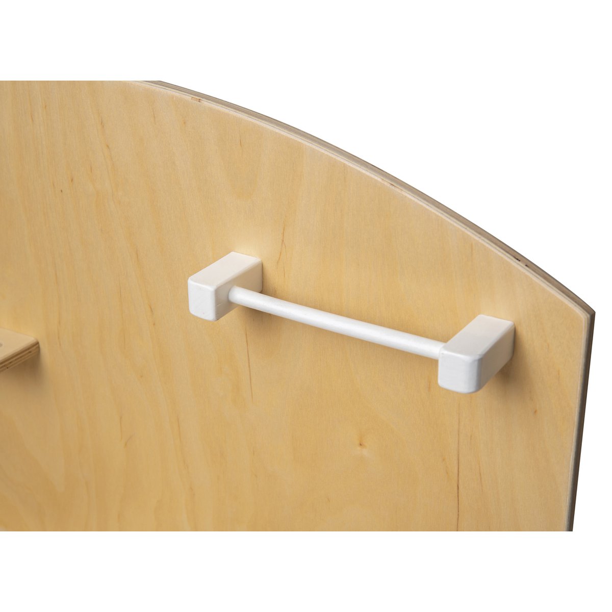 Van Dijk Toys Spielküche aus Holz, natur mit Weiß – Kleinkinderhöhe | kindersicher