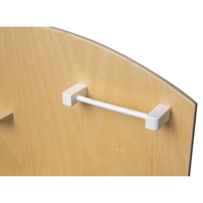 Van Dijk Toys Spielküche aus Holz, natur mit Weiß – Kleinkinderhöhe | kindersicher