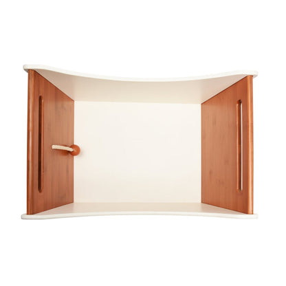 Kinderfeets 2-in-1 houten Toy Box wit