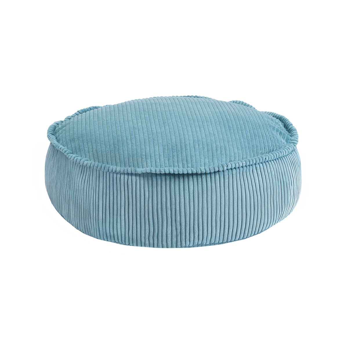 MeowBaby Aesthetic ribfluweel zitzak turquoise