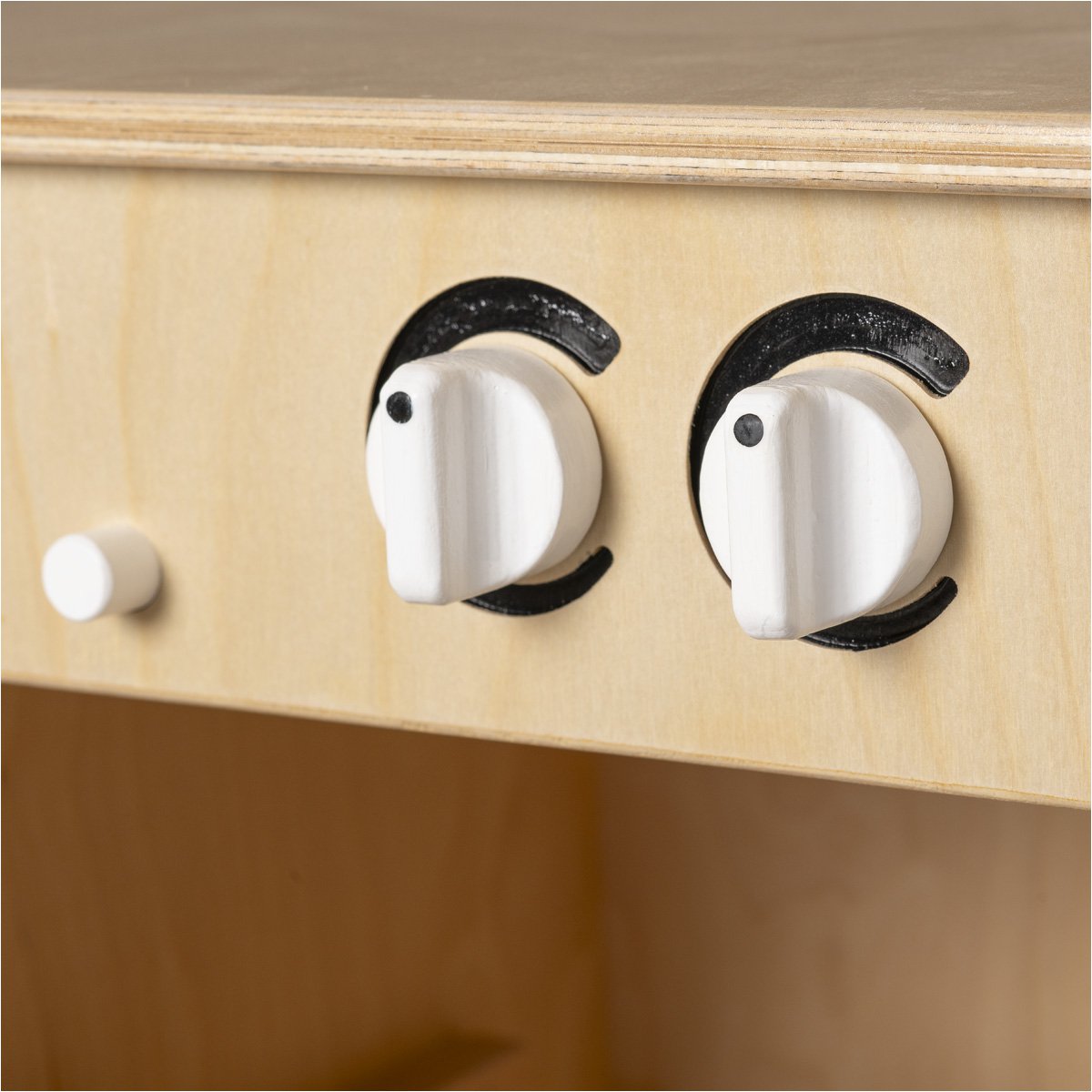 Van Dijk Toys wooden toy Dishwasher for toddlers - Natural white (Childcare quality)