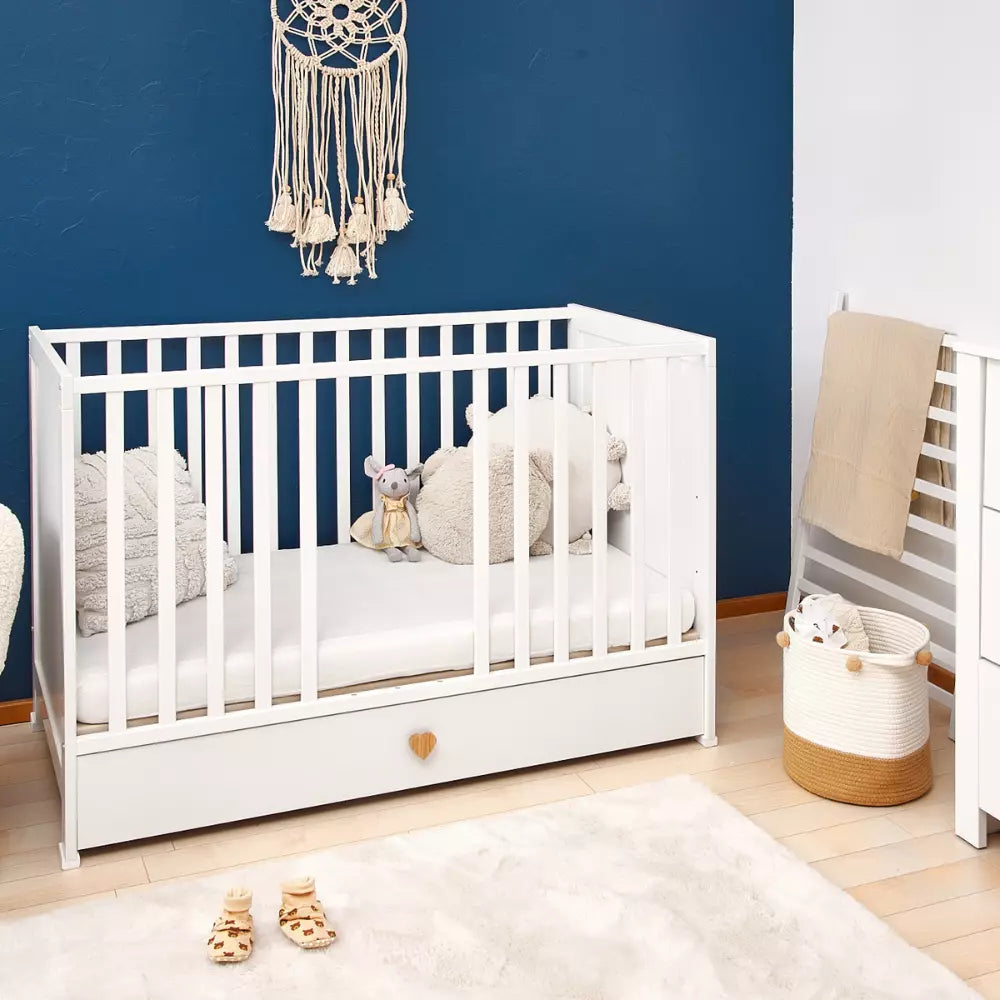 ATB LITTLE HEART Babyzimmer-Set 2-teilig 120 × 60 cm