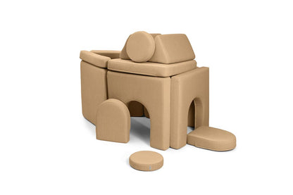 Shappy Original Play Sofa And Arches Set Camel