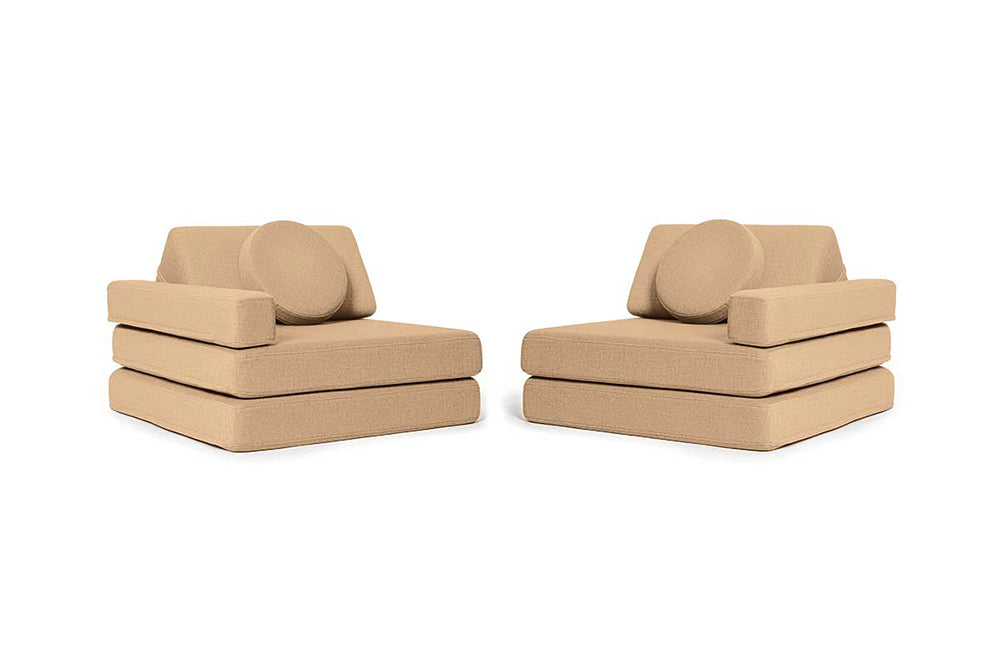 Shappy Play Sofa Ultra Plush Camel