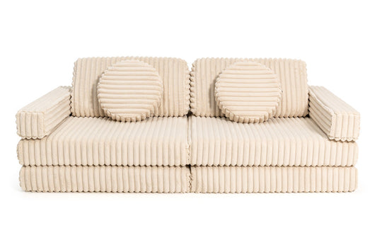 Shappy Play Sofa Pure Corduroy Waffle Cream Beige