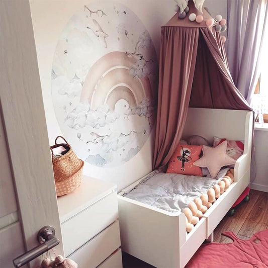 Regenbogen im Kreis für Mädchen