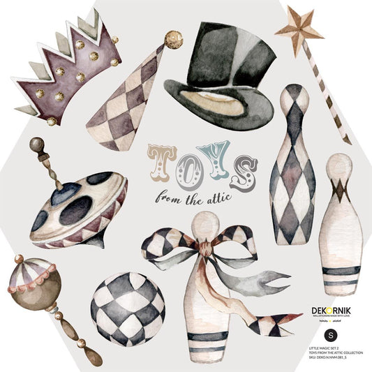 Kleines Zauberset 2 / Spielzeug vom Dachboden