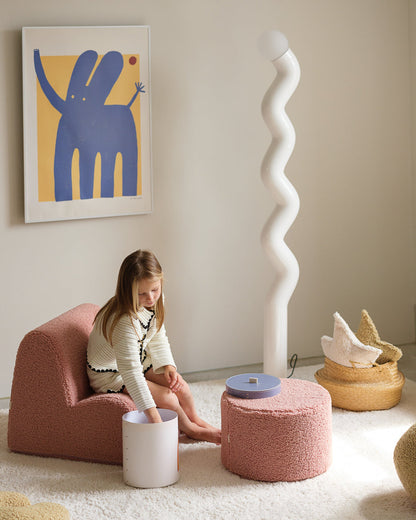 Wigiwama Guava Cloud Chair - geweven kinderstoel