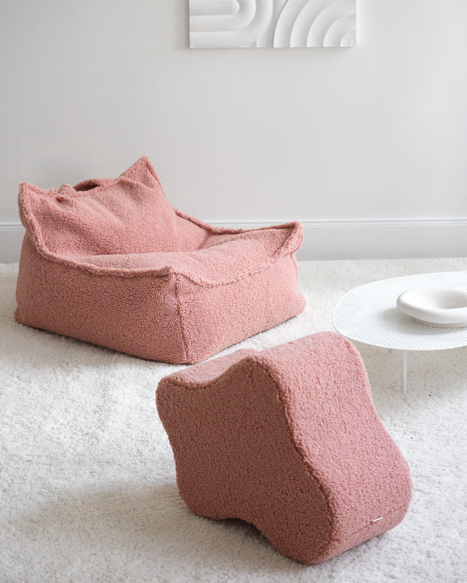 Wigiwama Guava Cloud Pouffe - teddystof poef