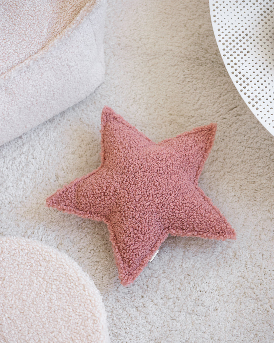 Wigiwama Guava Star Cushion - teddystof kussen