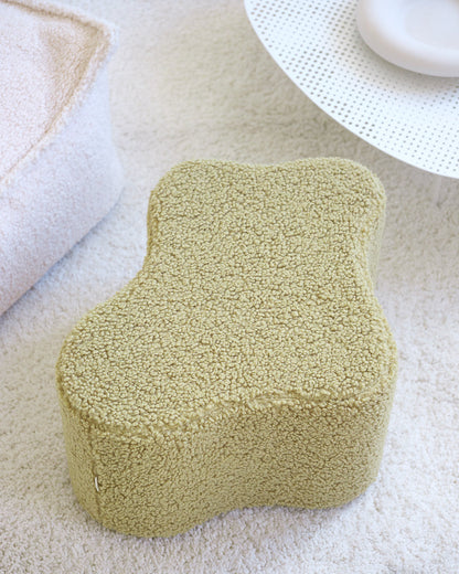 Wigiwama Matcha Cloud Pouffe - teddystof poef