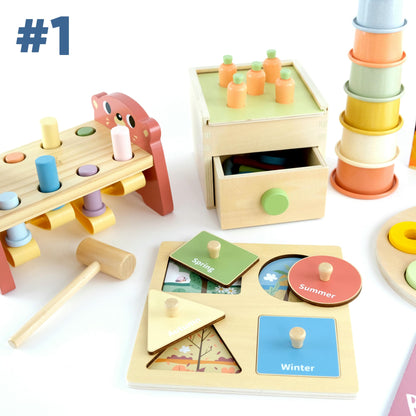 Montessori-Set „BusyKids“ für Kinder von 12 bis 18 Monaten