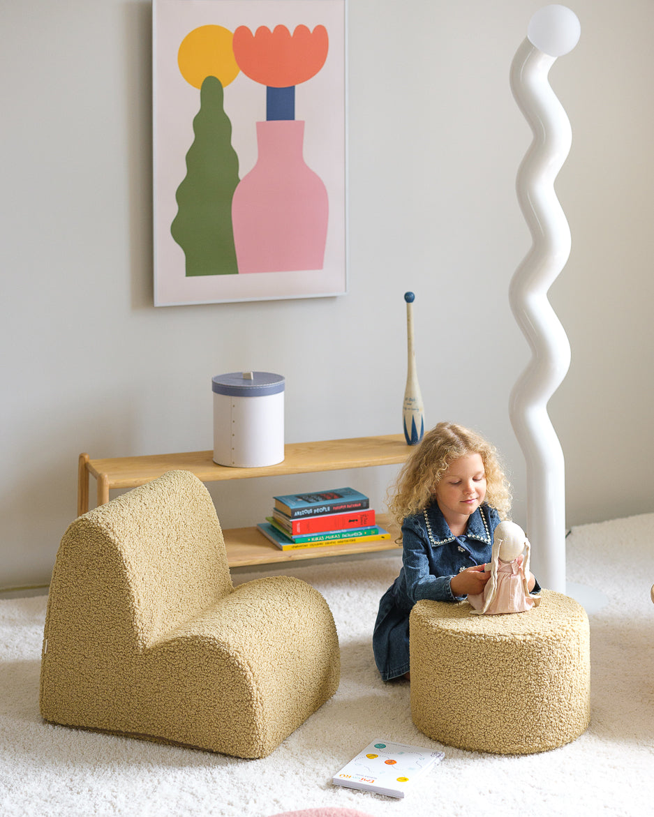 Wigiwama Matcha Cloud Chair - geweven kinderstoel