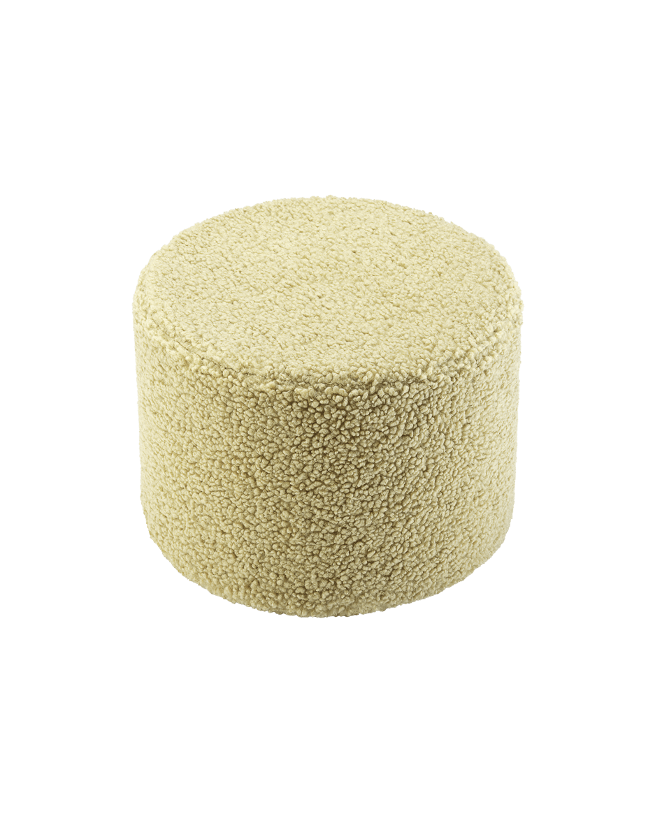 Wigiwama Matcha Pouffe - teddystof poef