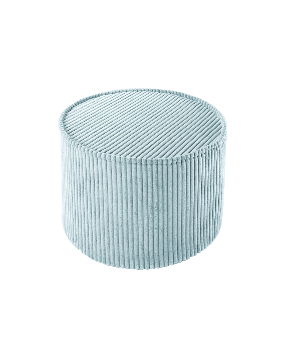 Wigiwama Peppermint Green Pouffe - ribstof poef