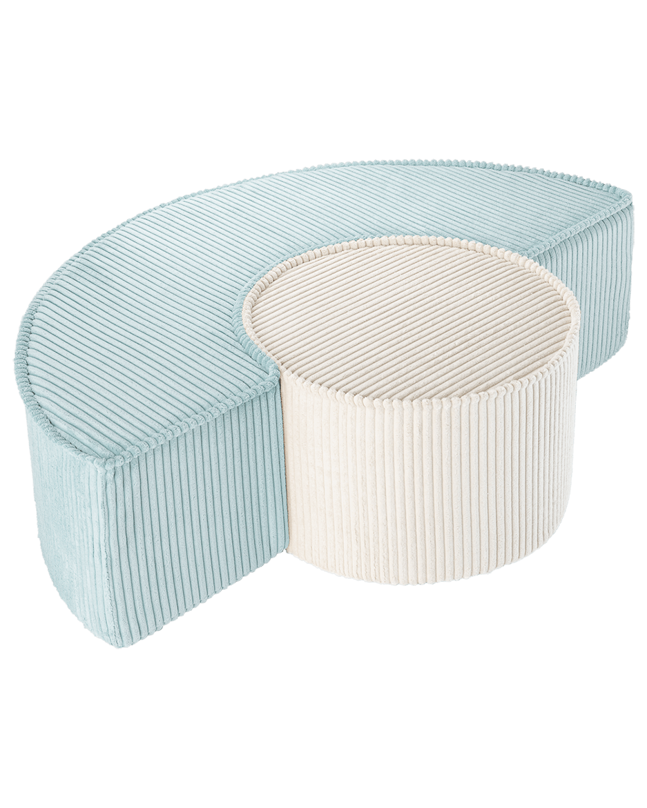 Peppermint Green Pouffe Set