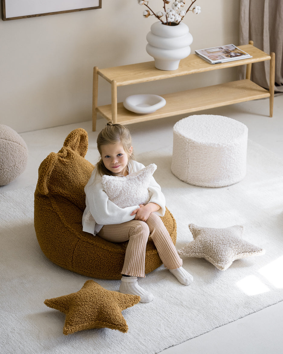 Wigiwama Maple Star Cushion - teddystof kussen