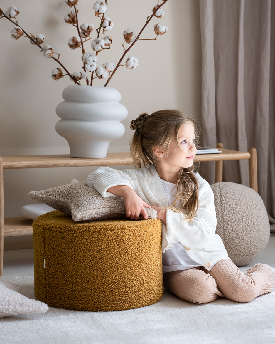 Wigiwama Maple Pouffe - teddystof poef