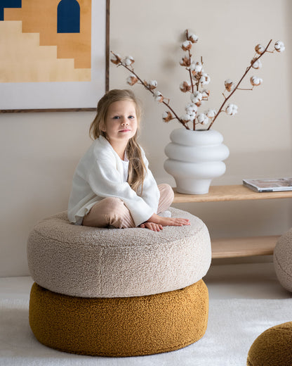 Wigiwama Maple Ottoman - teddystof poef